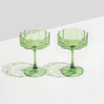 Wave Coupe Set of 2, Green