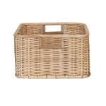 Palm & Rattan Baskets w/ Handles, 3 Sizes