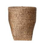 Hand-Woven Water Hyacinth Baskets w/ Lids, 3 Sizes