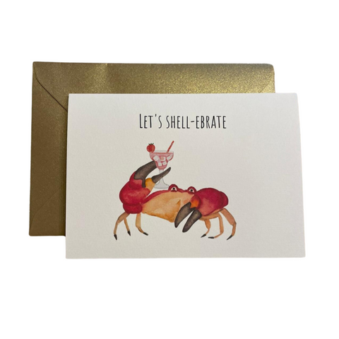 'Let's Shell-ebrate' Greeting Card