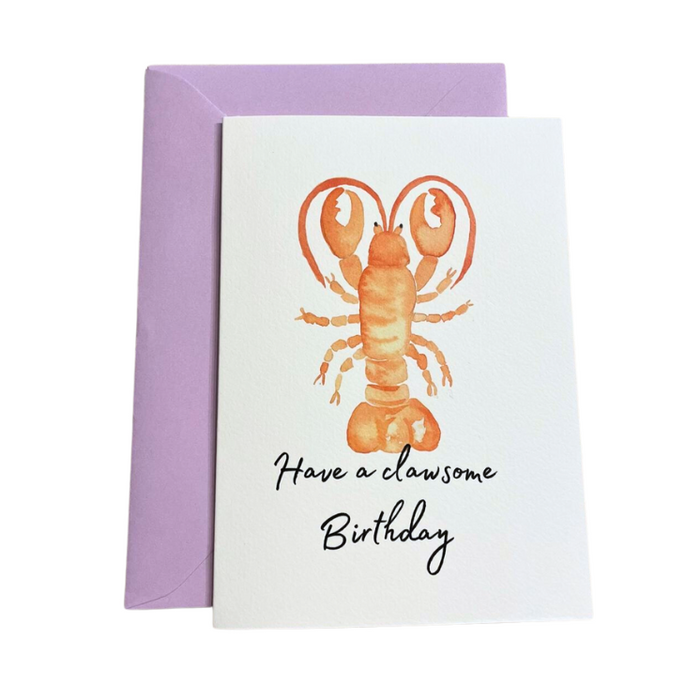 'Have a Clawsome Birthday' Greeting Card
