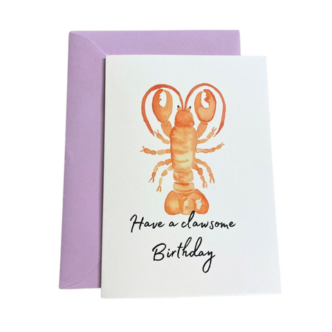 'Have a Clawsome Birthday' Greeting Card