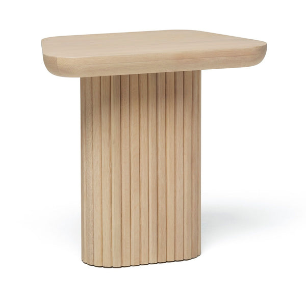 Carrabelle Side Table, Saddle, 23"W x 15"D x 22"H
