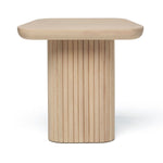 Carrabelle Side Table, Saddle, 23"W x 15"D x 22"H