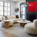 Carrabelle Side Table, Saddle, 23"W x 15"D x 22"H