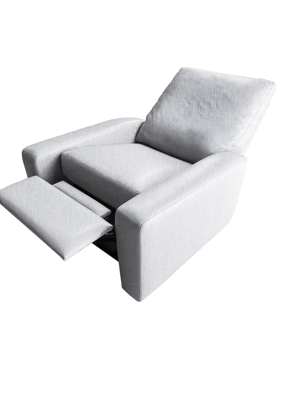 Carson Manual Recliner Chair, Sonata Grey Performance Fabric/Mink