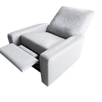 Carson Manual Recliner Chair, Sonata Grey Performance Fabric/Mink