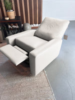 Carson Manual Recliner Chair, Artemis Snow Performance Fabric/Mink