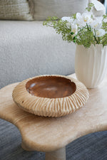 Carved Teak Bowl