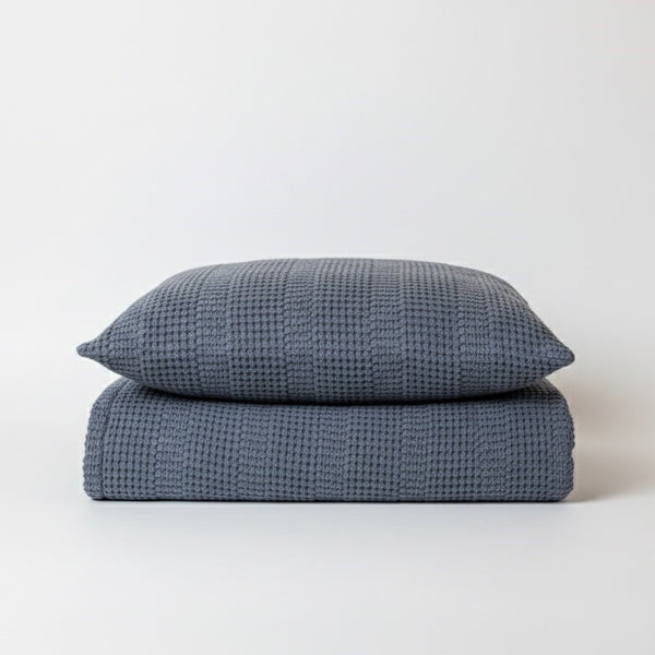 Castine Oversized Throw & Sham Collection, Cobalt