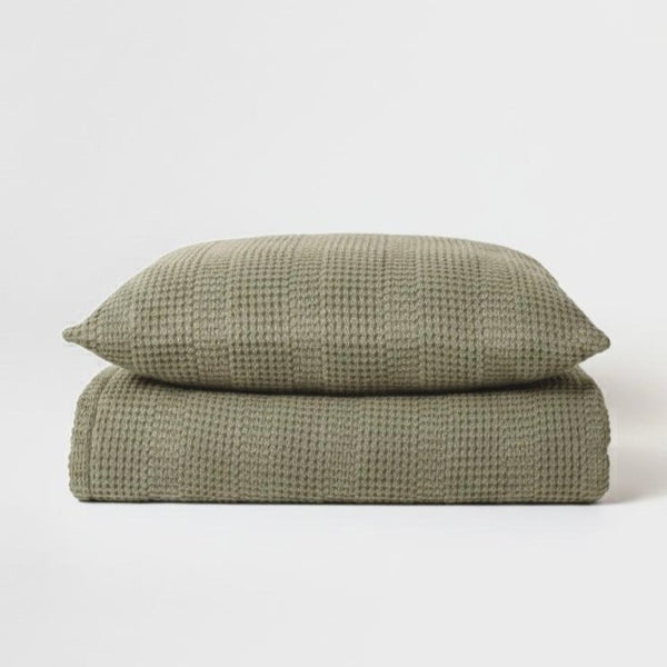 Castine Oversized Throw & Sham Collection, Moss