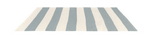 Catamaran Stripe Handwoven Indoor/Outdoor Rug, Light Blue/Ivory