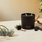 Charcoal 3-Wick Candle, 26 oz