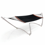 Tuuci Air Lounges/Hammocks, Black w/ Stainless Steel Wave Stand