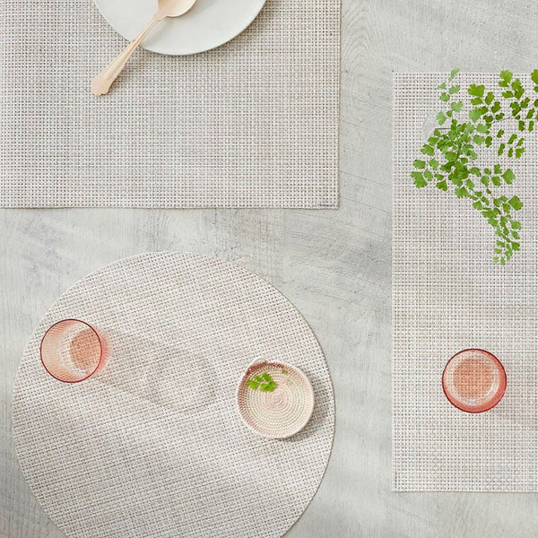 Chilewich Basketweave Placemat, Neutral, 15"Dia