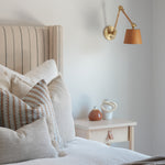 Clare Shelter Bed, Tan Stripe, King & Queen