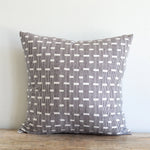 Kari Pillow, Cocoa, 22" x 22"