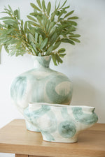Thallow Vase - Green, 14"H