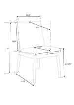 Nova Dining Chairs, Off-White