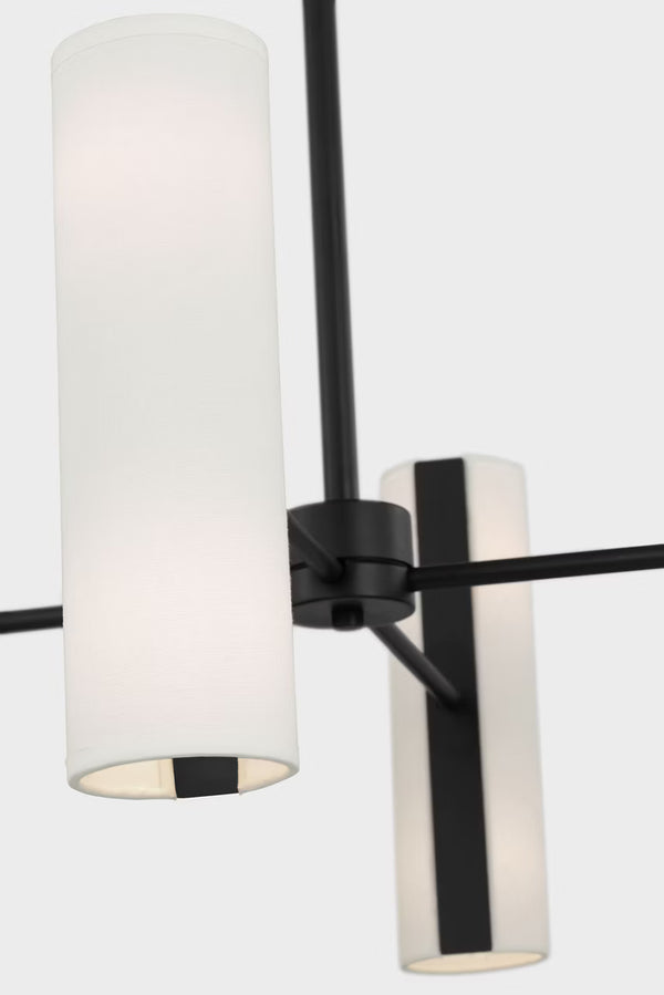 Capalino Large Chandelier - Midnight Black, 30"Dia