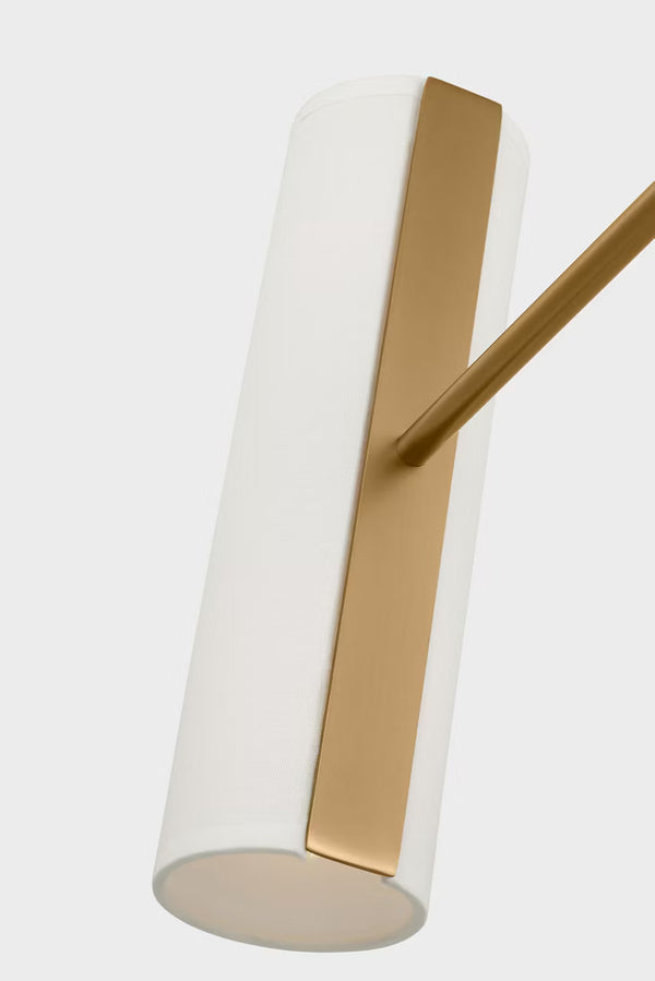 Capalino Large Chandelier - Satin Brass, 30"Dia