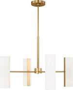 Capalino Large Chandelier - Satin Brass, 30"Dia