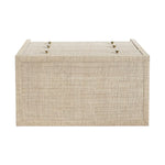 Paloma 3 Drawer Raffia Wrapped Dresser - Natural, 34"W