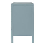 Maribelle Scallop 3 Drawer Dresser - Slate Blue, 34"W