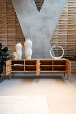 Nell Credenza, Light Oak, 71"W x 17.7"D x 23.6"H