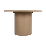 Indigo Road by Egypt Bianca 48" Round Natural Wood Dining Table