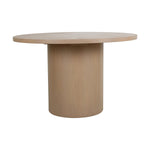 Indigo Road by Egypt Bianca 48" Round Natural Wood Dining Table