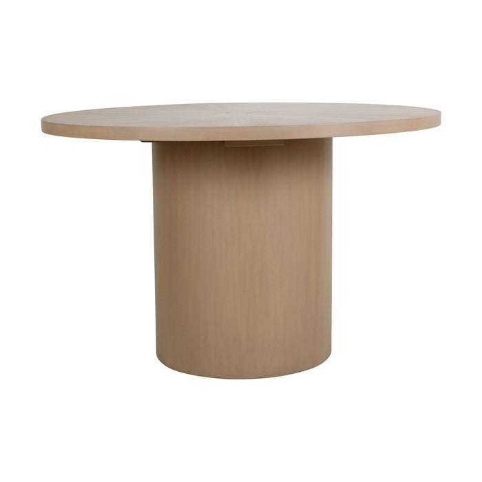 Indigo Road by Egypt Bianca 48" Round Natural Wood Dining Table