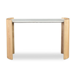 Dala Console Table White, 50” W x 17” D x 31” H