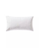 Veracruz Sunbrella Lumbar Pillow - White/ Navy, 12" x 21"
