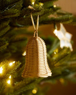Decorative Wicker Bell - S/2