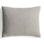 Devon Oversized Throw & Sham Collection, Oak/Linen Reversible