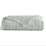 Devon Oversized Throw & Sham Collection, Mist/Linen Reversible