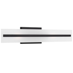 Dex 24" Bath Sconce, Midnight Black