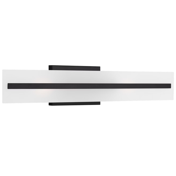 Dex 24" Bath Sconce, Midnight Black