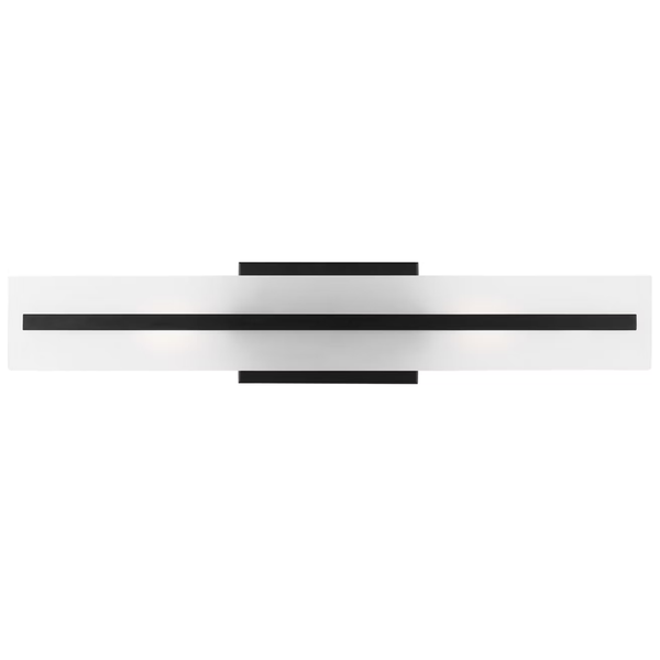 Dex 24" Bath Sconce, Midnight Black