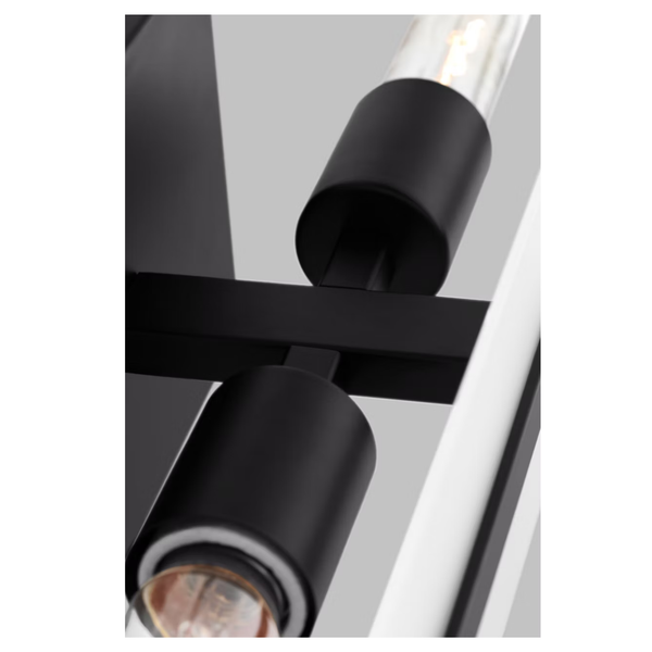 Dex 24" Bath Sconce, Midnight Black
