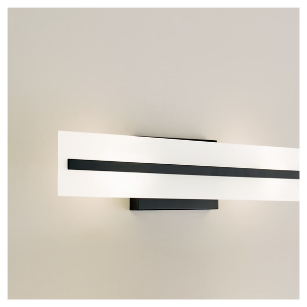 Dex 24" Bath Sconce, Midnight Black