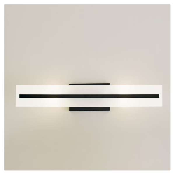 Dex 24" Bath Sconce, Midnight Black