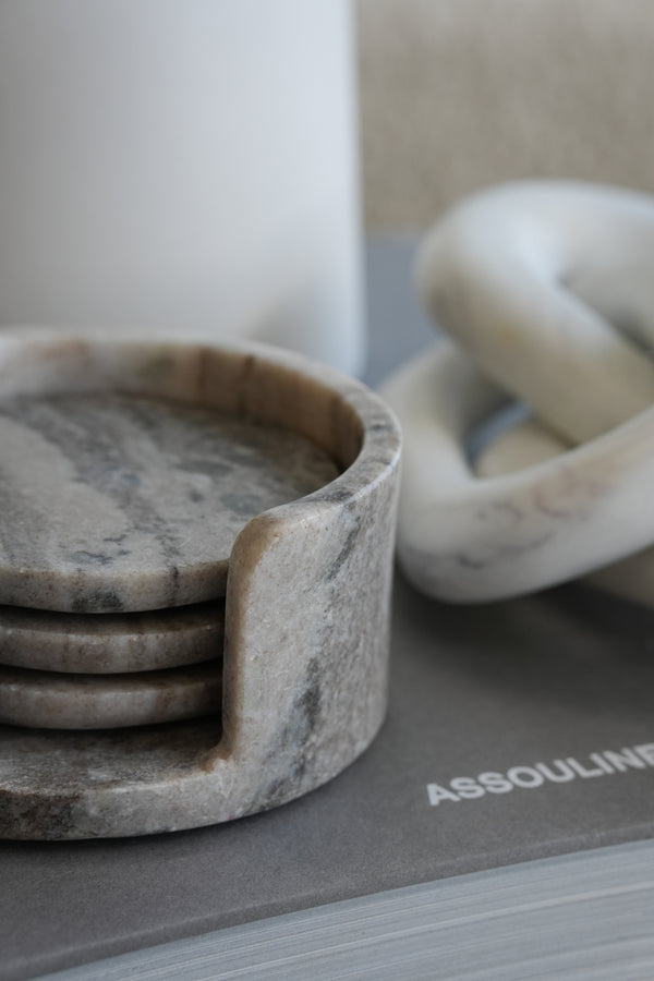 Duro Coasters Beige Marble / Unique