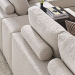 Lucca Sectional, 146.5" x 117", Jingo Twine Performance Fabric