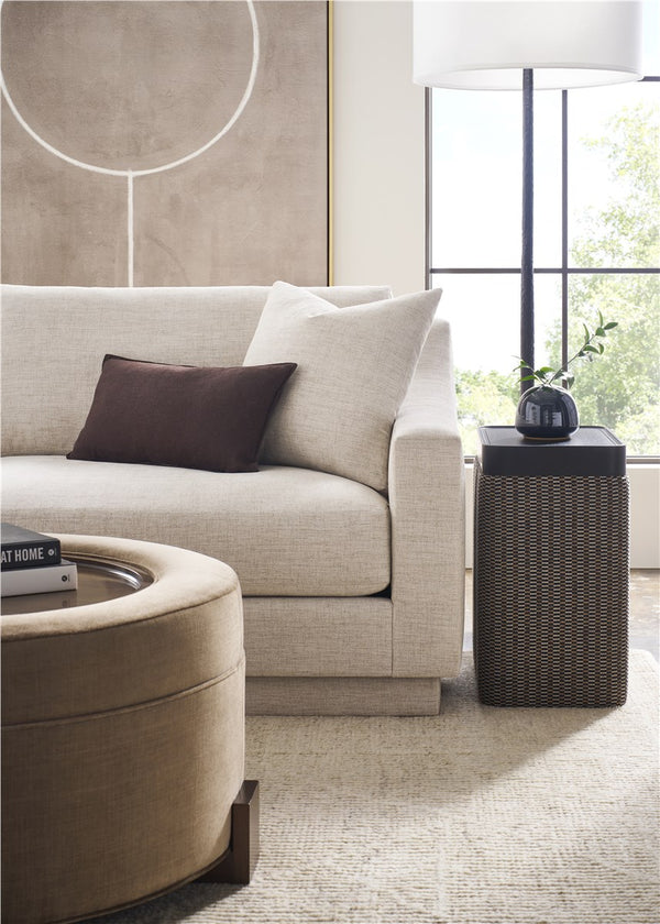 Asher Sofa, Thriller Linen Performance Fabric, 94"