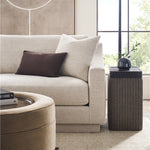 Asher Sofa, Thriller Linen Performance Fabric, 94"