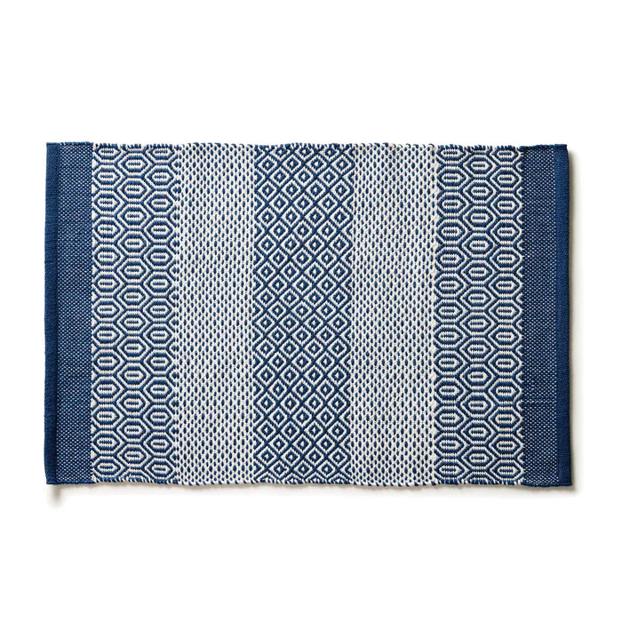 Charlotte Outdoor / Indoor Rug, Navy, 2' x 3'