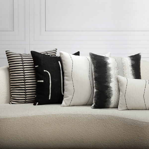 Sincerity Pillow - Ebony, 2 Sizes