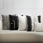 Oblique Lumbar Pillow - Ebony, 12" x 20"